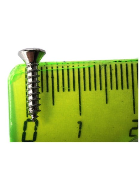 TORNILLO FENDER PARA GOLPEADORES Y TAPAS DE GUITARRA ELÉCTRICA, CROMADOS PACK DE 24 UNIDADES 0994923000
