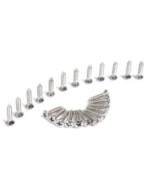 TORNILLO FENDER PARA GOLPEADORES Y TAPAS DE GUITARRA ELÉCTRICA, CROMADOS PACK DE 24 UNIDADES 0994923000